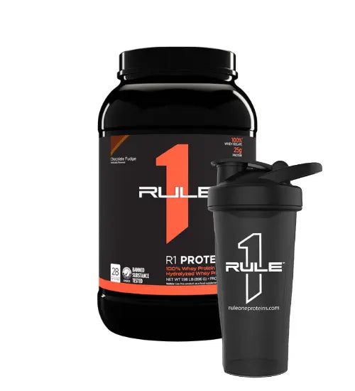 Rule 1 Protein Whey Isolate Hydrolysate Shaker TopDog Nutrition