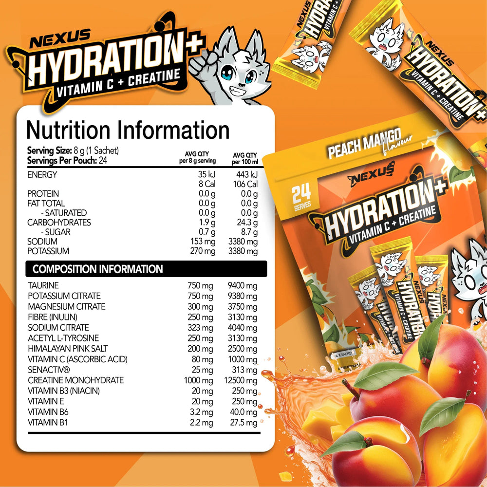 Nexus Hydration+ Vitamin C + Creatine
