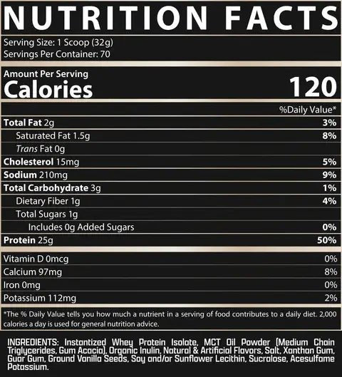 Nutrex IsoFit 100% Whey Isolate Protein + FREE Shaker