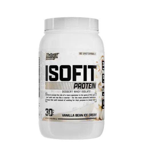 Nutrex IsoFit 100% Whey Isolate Protein + FREE Shaker