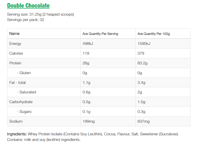 NZProtein Whey Isolate