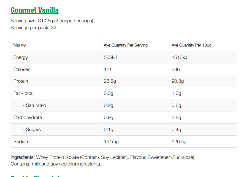 NZProtein Whey Isolate