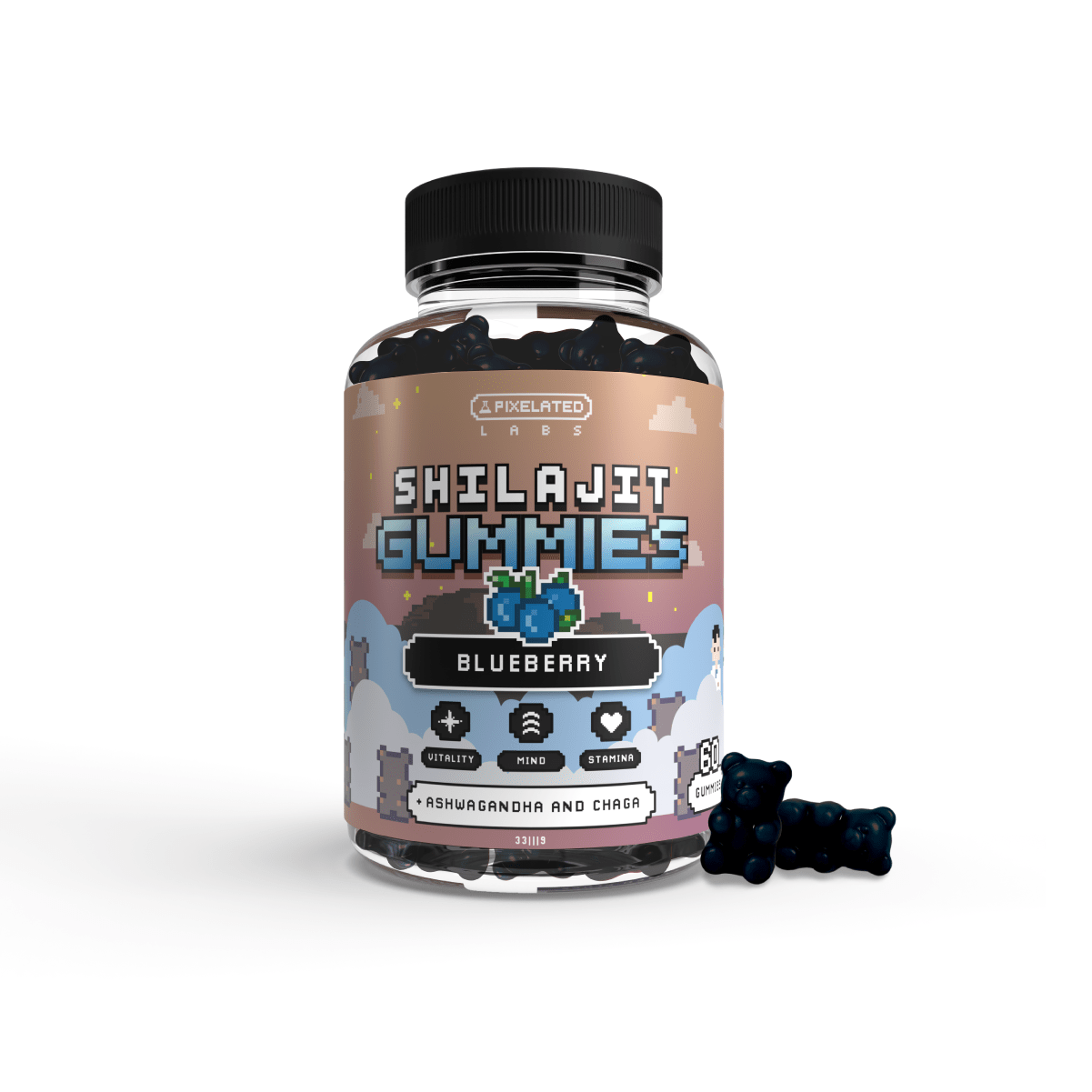 Pixelated Labs Shilajit Gummies