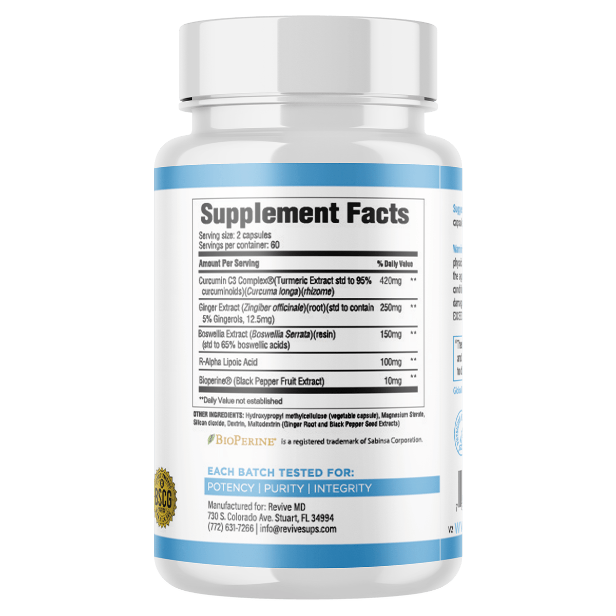 Revive Supplements Tumeric+