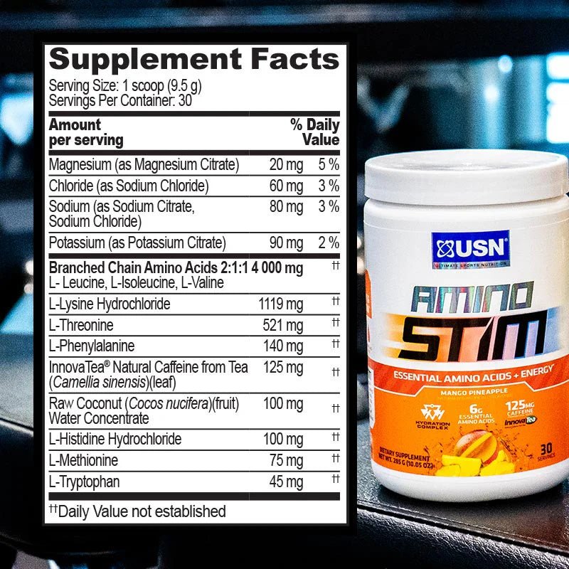 USN Amino Stim EAA's + Energy