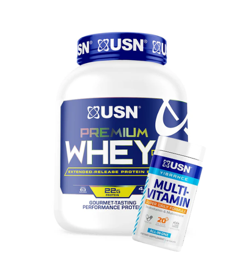 USN Premium Whey Protein + Free Multi Vitamin