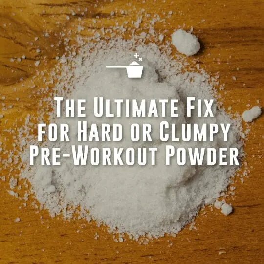 Solving the Hard and Clumpy Pre-Workout Powder Problem | TopDog ...