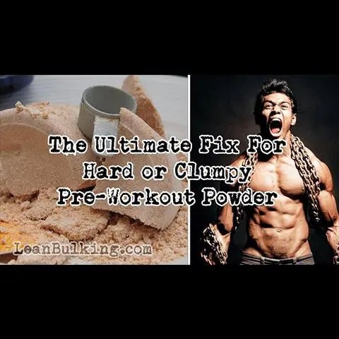 The Ultimate Fix for Hard or Clumpy Pre-Workout Powder - TopDog Nutrition