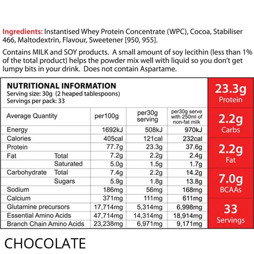 EatMe NZ 100% Whey Protein 1kg