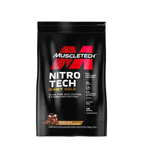 MuscleTech Nitro-Tech 100% Whey Gold 10Lb