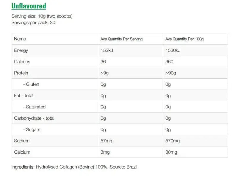 NZProtein Collagen Hydrolysed Powder 300g