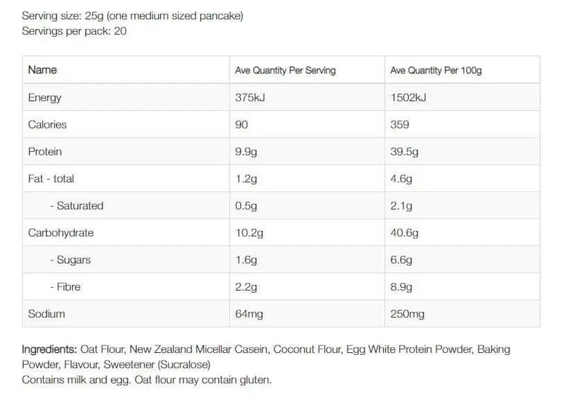 NZProtein Protein Pancake Mix 500g