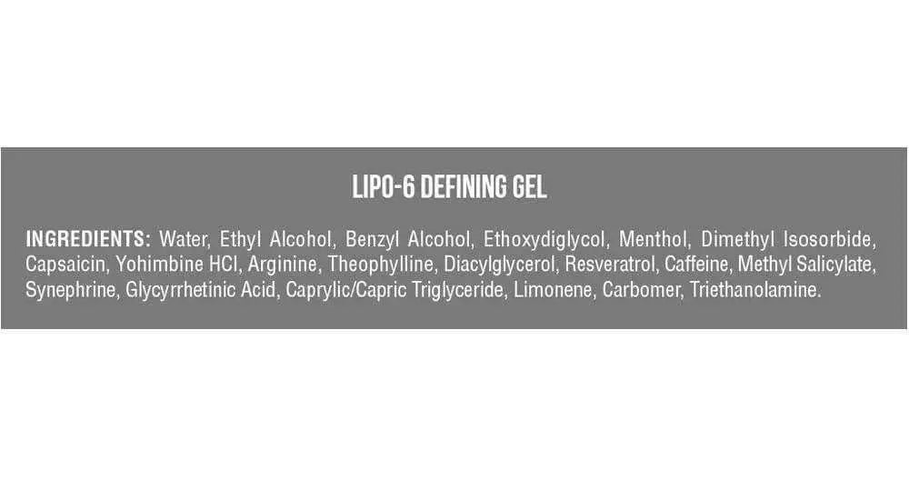 Nutrex Lipo-6 Defining Gel
