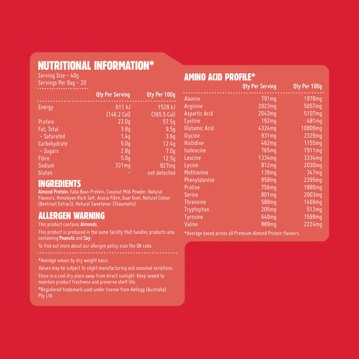 Macro Mike x Kellogg's Almond Plant Protein