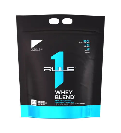 Rule 1 Whey Blend Protein 10Lb + Shaker