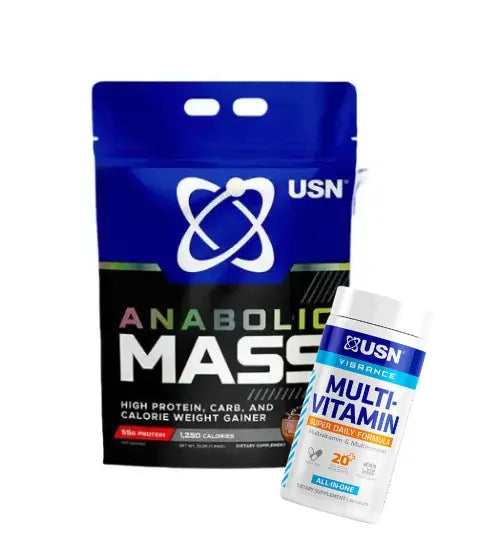 USN Nutrition Anabolic Mass Gainer 12Lb + FREE Multi Vitamin