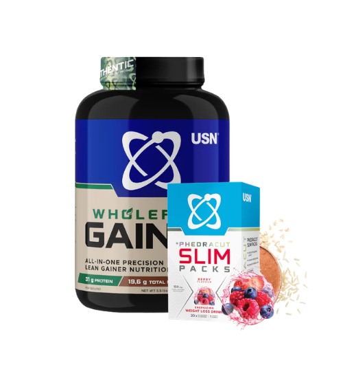 USN Wholefood Gainer + FREE Slimpacks