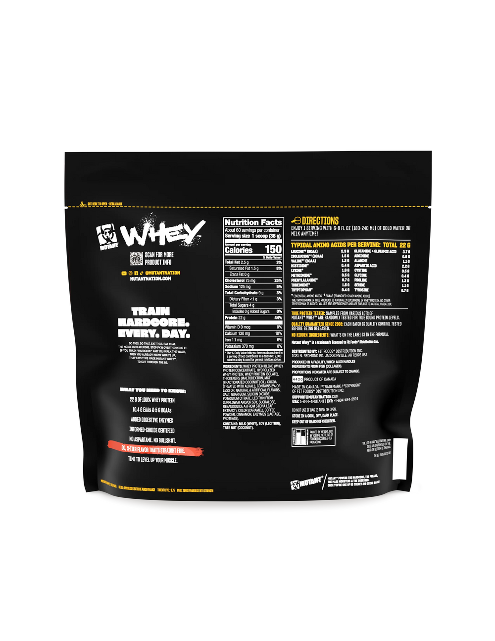 Mutant Whey Protein 5lb