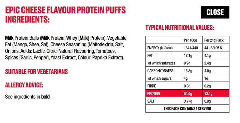 XP Total Protein Crunch Chips