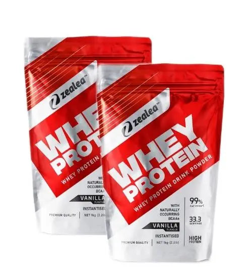 Zealea Whey Protein 1KG Double UP + FREE Shaker
