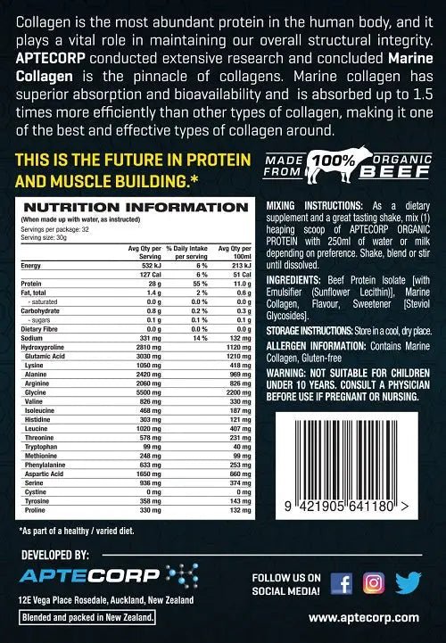 Apticorp Organic Protein Isolate