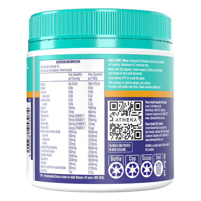 Athena Pre Workout + Electrolytes