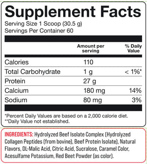 Basic Supplements Basic Beef Isolate Protein