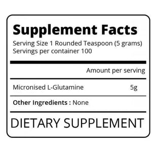 EatMe Glutamine Micronised 500g