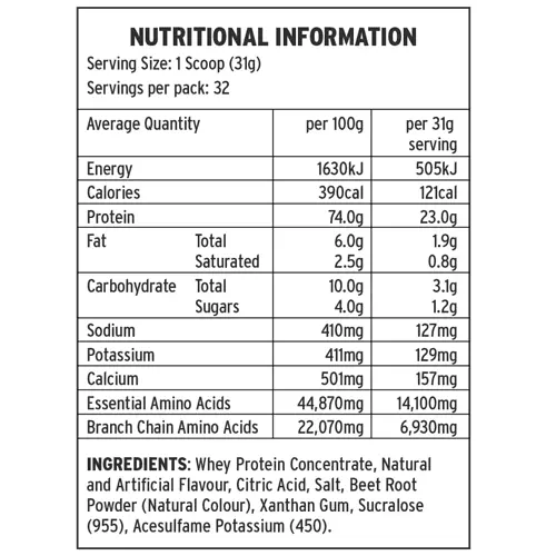 EatMe Premium Whey Double Up 2kg + FREE Lifting Straps