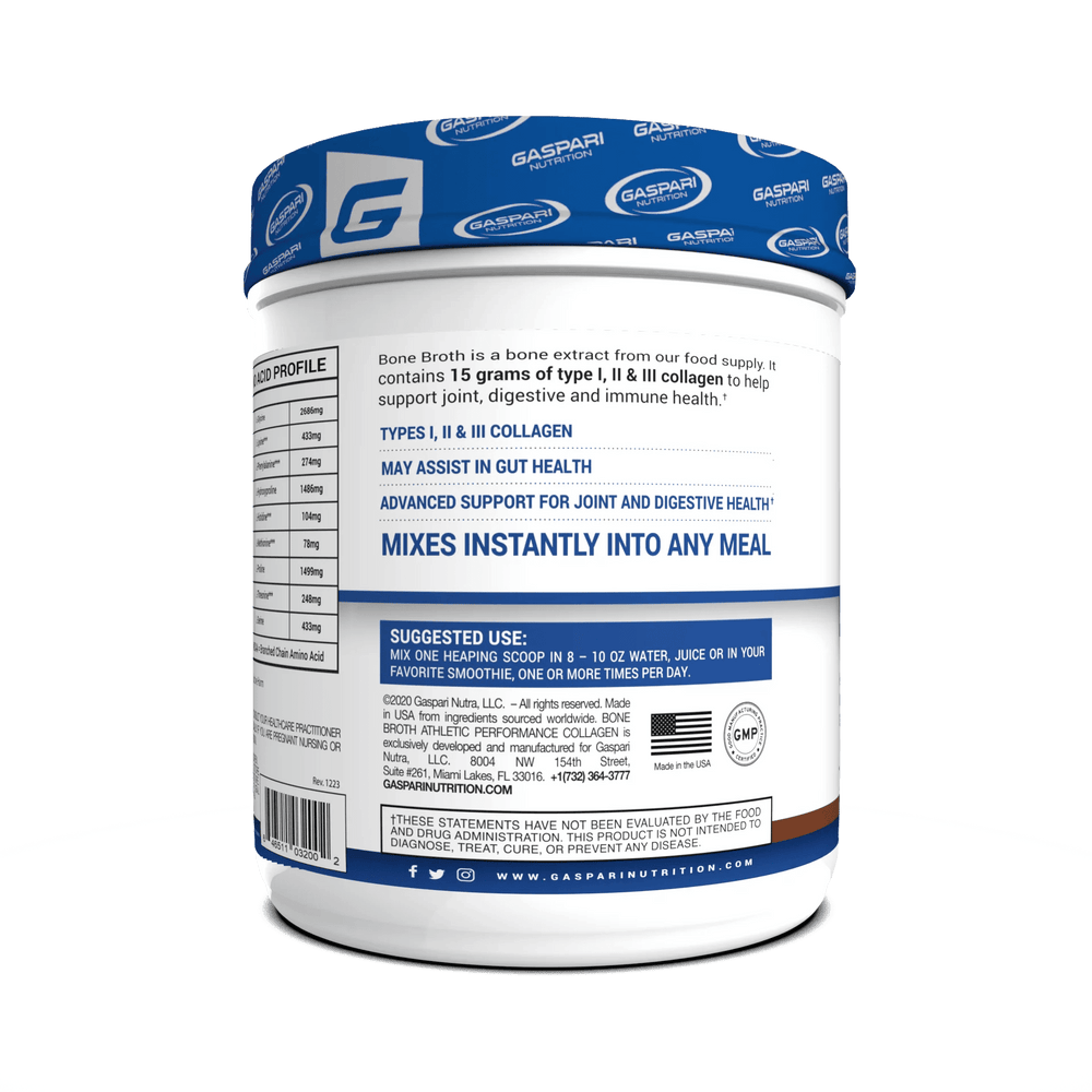 Gaspari Bone Broth Athletic Performance Collagen