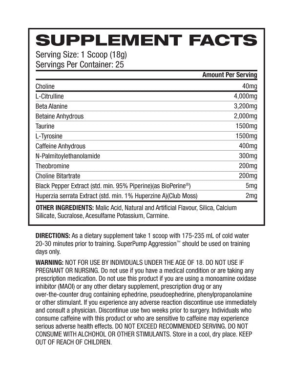 Gaspari Super Pump Aggressor