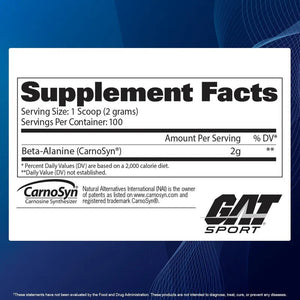 GAT Essentials Beta Alanine 200g