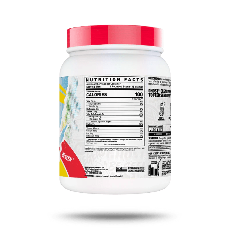 Ghost Clear Whey Isolate 1Lb