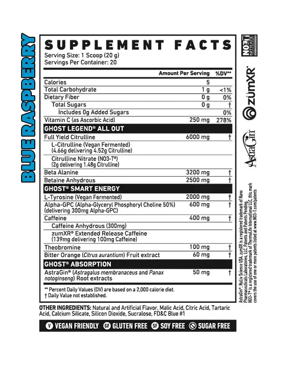 Ghost Legend All Out Pre Workout