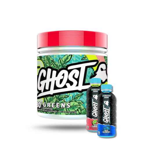Ghost Lifestyle Greens Superfood + 2 FREE Hydration RTD's