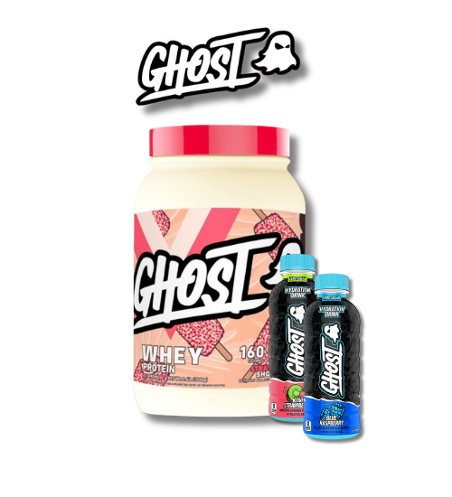 Ghost Whey Protein + 2 FREE Hydration RTD's