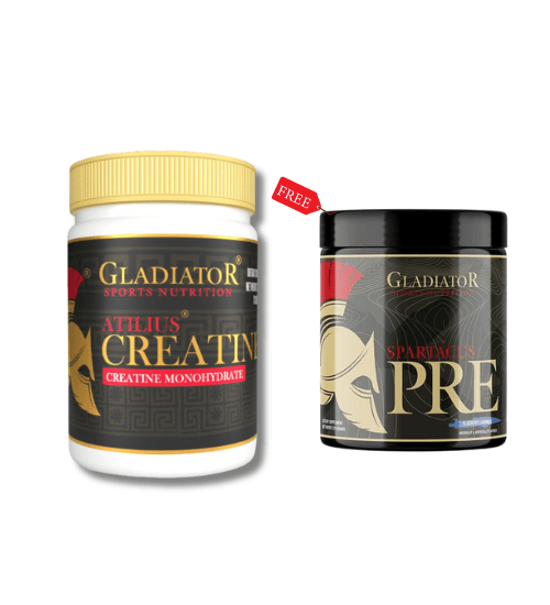 Gladiator Sports Atilius Creatine + FREE Pre Workout