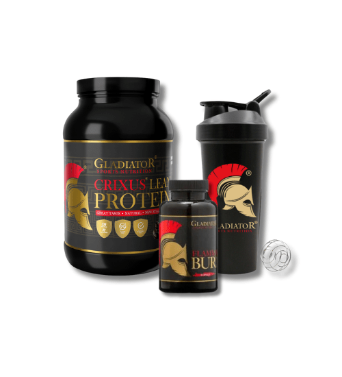 Gladiator Sports Crixus Protein  + FREE Flamma Burn Shaker