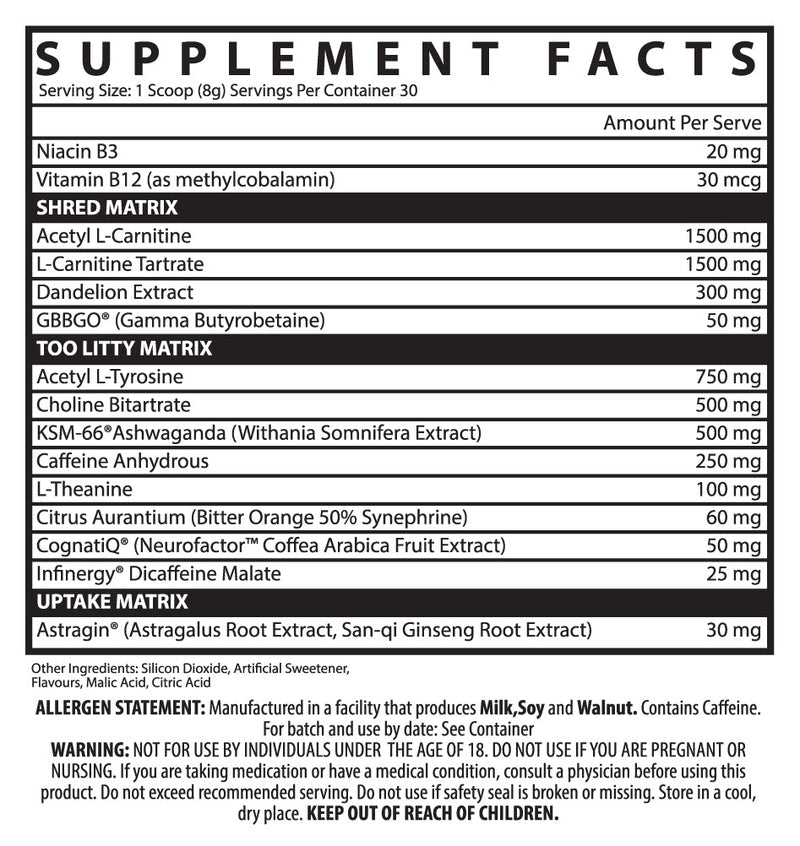 Inspired Shred Fat Burner