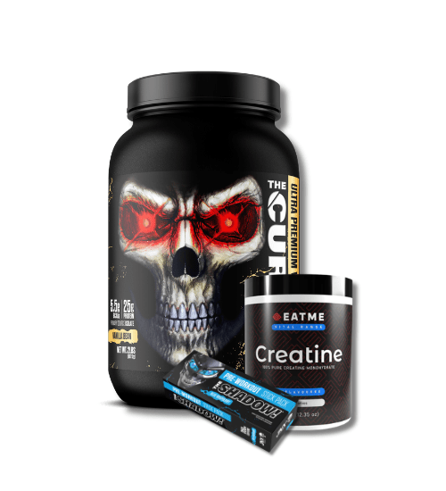 JNX Sports The Curse Whey + Creatine Stack + FREE The Shadow! Sample Pack