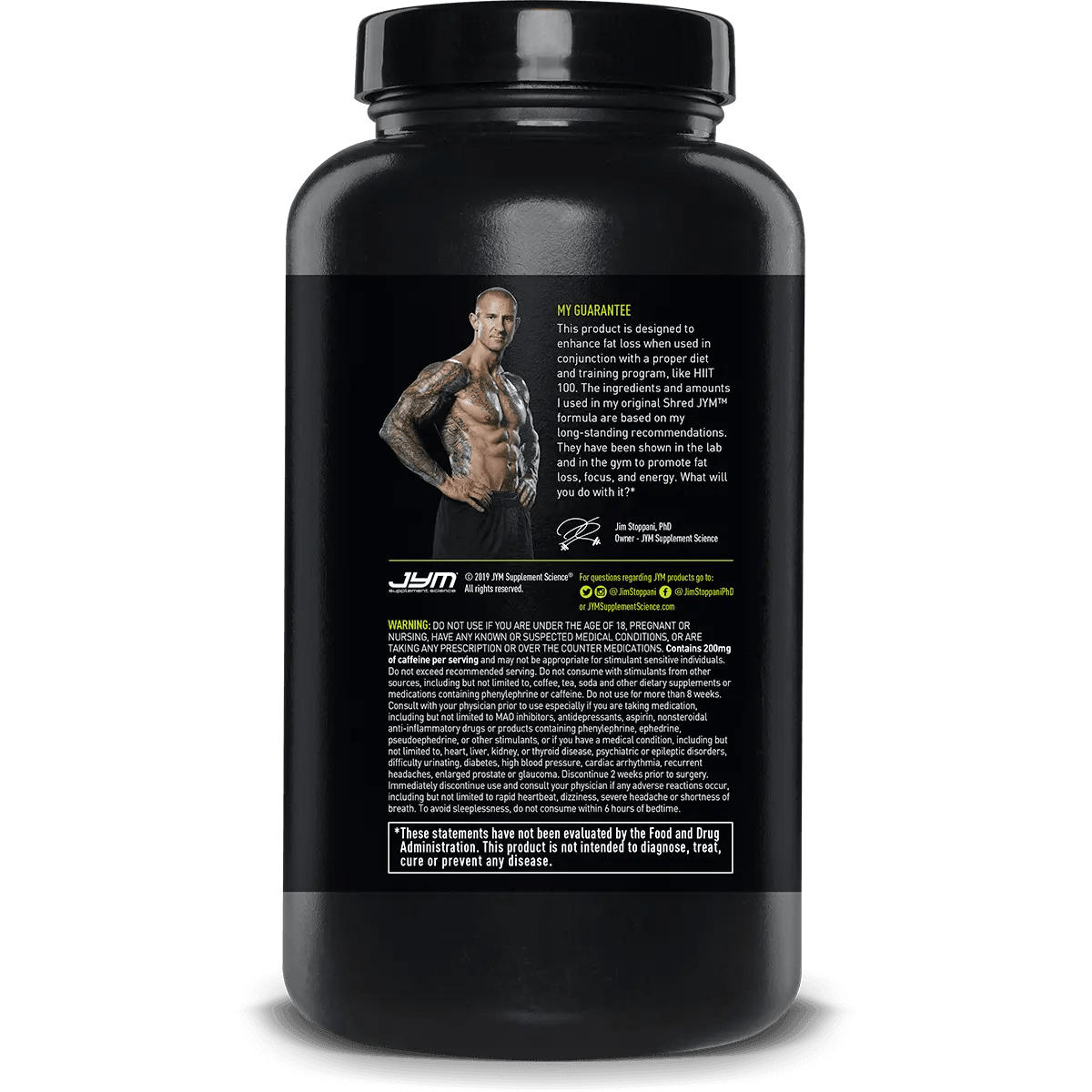 JYM Shred Fat Burner