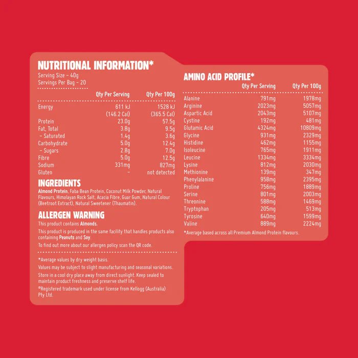 Macro Mike x Kellogg's Almond Plant Protein