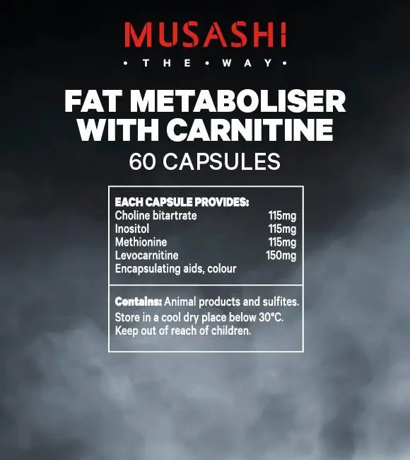 Musashi Fat Metaboliser With Carnitine