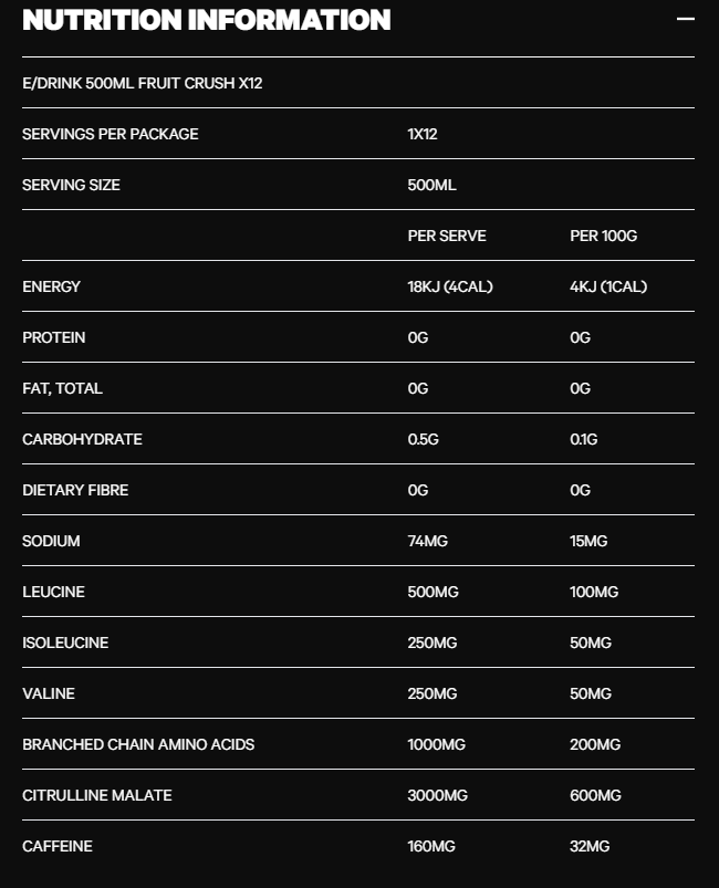 Musashi Energy Drink Cans TopDog Nutrition