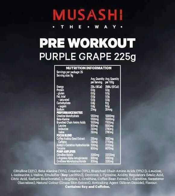 Musashi Pre-Workout