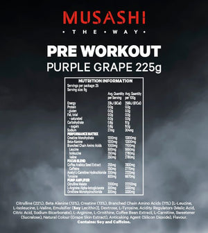Musashi Pre Workout