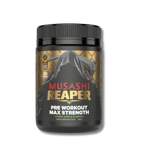 Musashi Reaper Pre-Workout Max Strength | Intense Energy & Focus ...