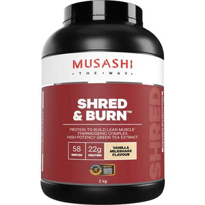 Musashi Shred & Burn Protein