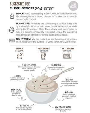 Muscle Nation Custard Casein Protein