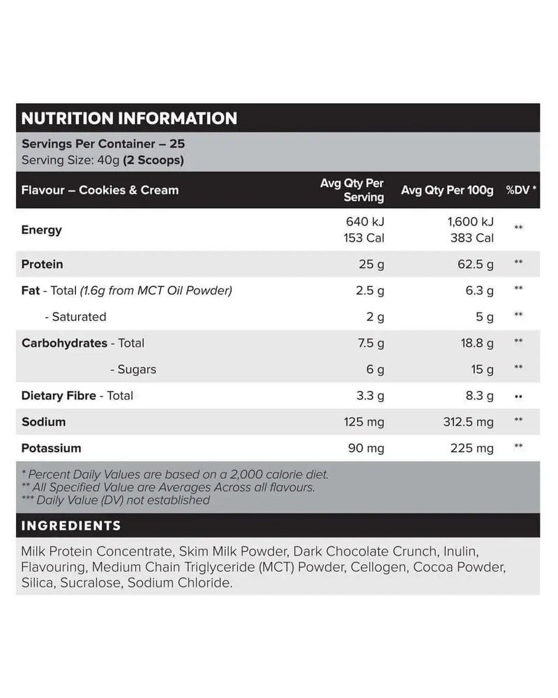 Muscle Nation Custard Casein Protein